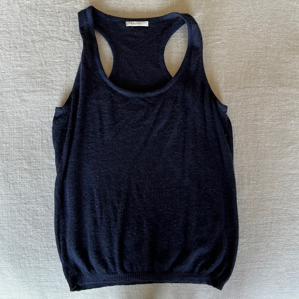 RAGDOLL / Cashmere Tank Top - Size Large